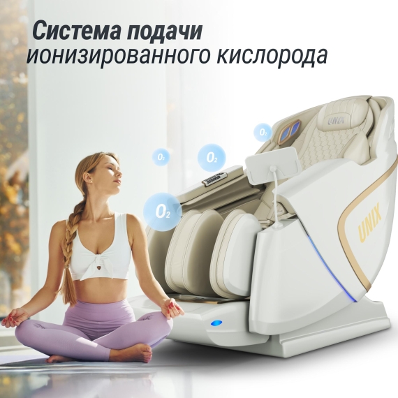 Массажное кресло unix med aura white %Future_395 (фото 11)