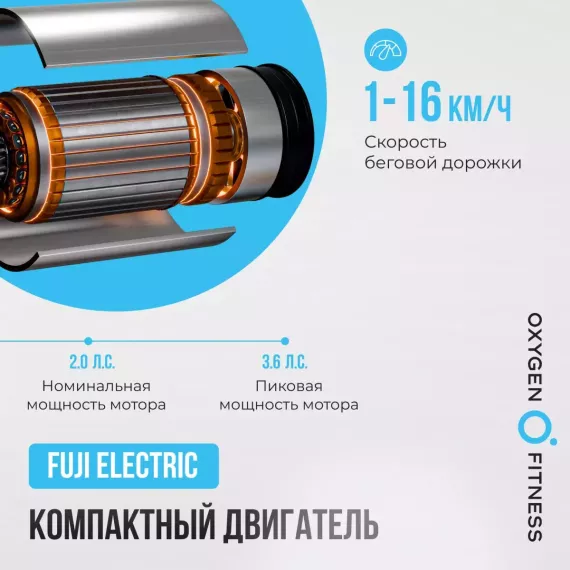 Беговая дорожка домашняя oxygen fitness mangan b %Future_395 (фото 17)