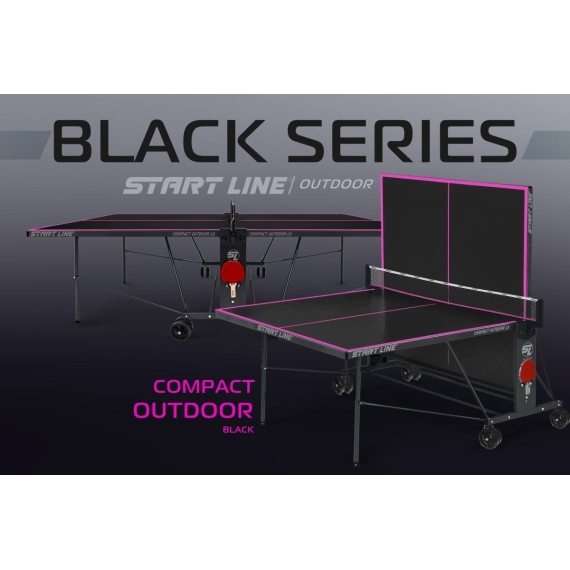 Теннисный стол start line compact-2 lx всепогодный black %Future_395 (фото 9)