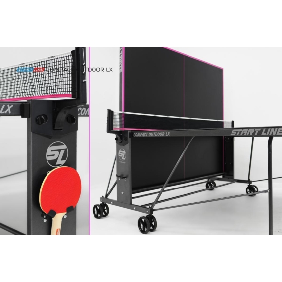 Теннисный стол start line compact-2 lx всепогодный black %Future_395 (фото 4)