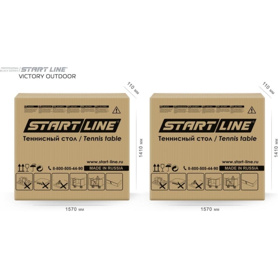 Теннисный стол start line victory 6 всепогодный black %Future_395 (фото 7)
