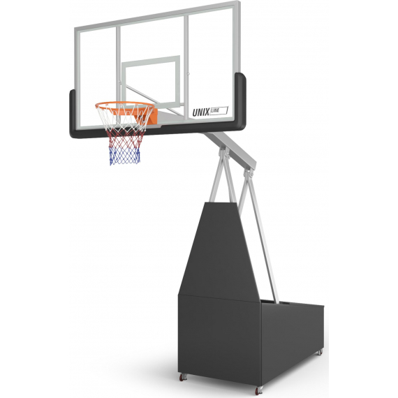 Баскетбольная стойка unix line b-stand-tg pro 72x42 r45 h120-305 см %Future_395 (фото 1)