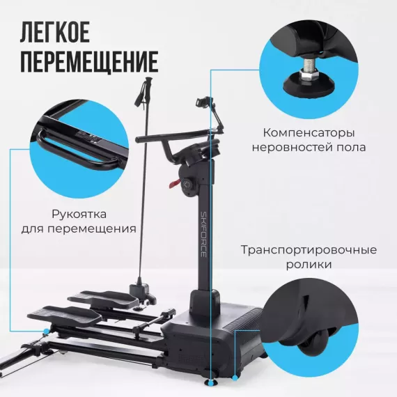 Горнолыжный тренажер oxygen fitness skiforce %Future_395 (фото 16)