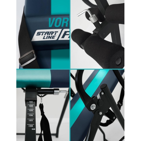 Инверсионный стол start line vortex сине-бирюзовый с подушкой %Future_395 (фото 18)