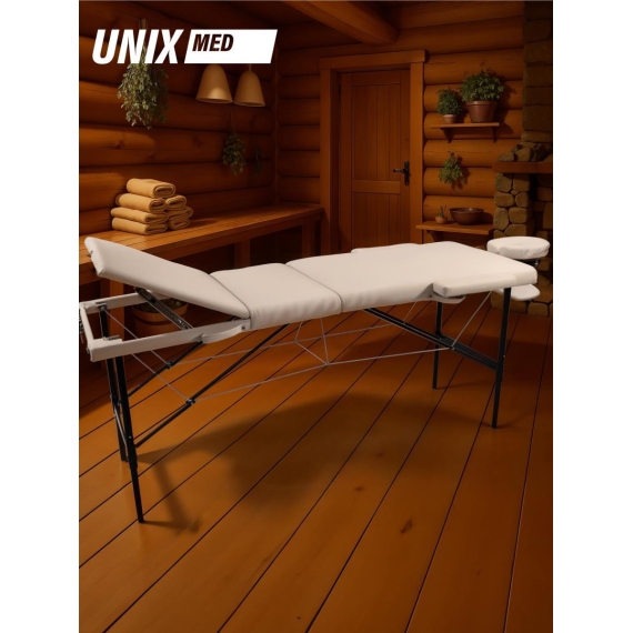 Массажный стол unix med superior 3 section cream %Future_395 (фото 10)