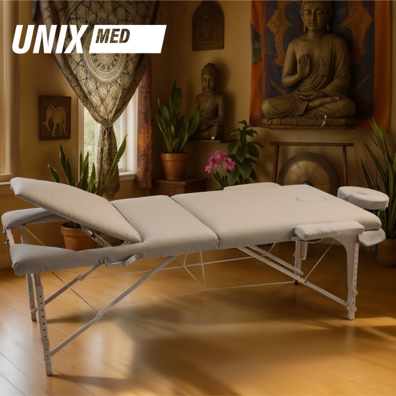 Массажный стол unix serenity 3 section grey %Future_395 (фото 3)