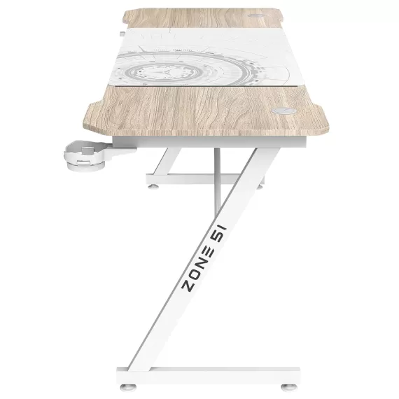 Стол компьютерный zone 51 trine 160 wood/white %Future_395 (фото 6)