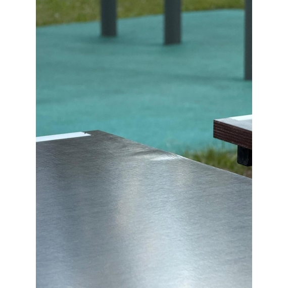 Уцененный теннисный стол всепогодный weekend standard pro outdoor (274 х 152,5 х 76 см, коричневый) с сеткой %Future_395 (фото 5)