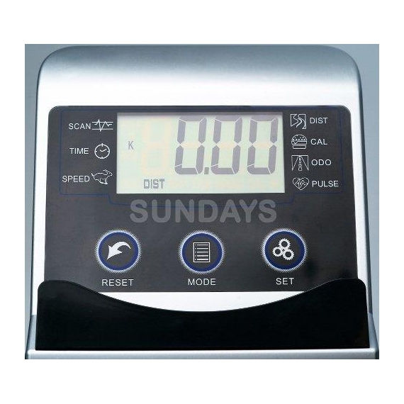 Эллипсоид-велотренажер sundays fitness k8508ha (черный/красный) %Future_395 (фото 6)
