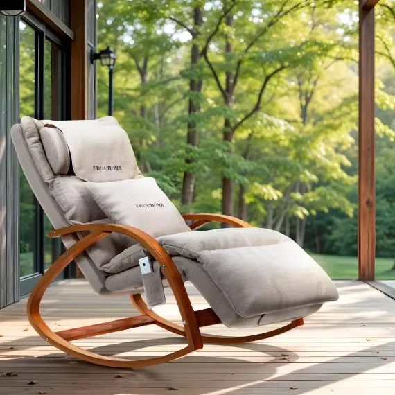 Массажное кресло-качалка metime grey %Future_395 (фото 9)