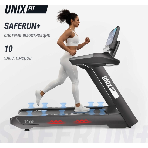 Беговая дорожка unix fit t-1350 pro (25" tft) %Future_395 (фото 5)