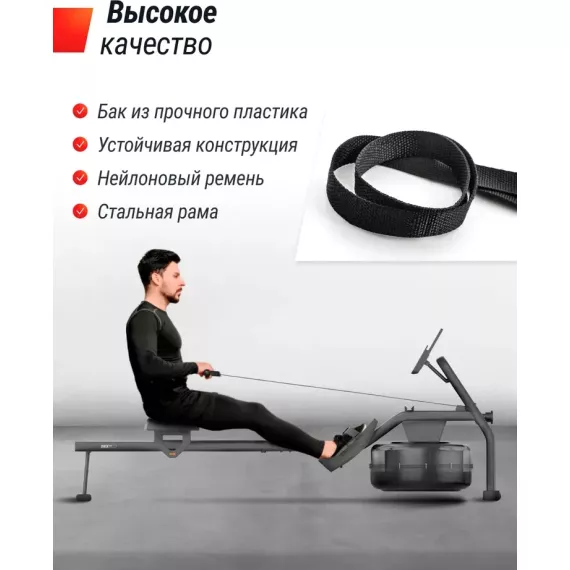 Гребной тренажер unix fit water rower 340 %Future_395 (фото 8)