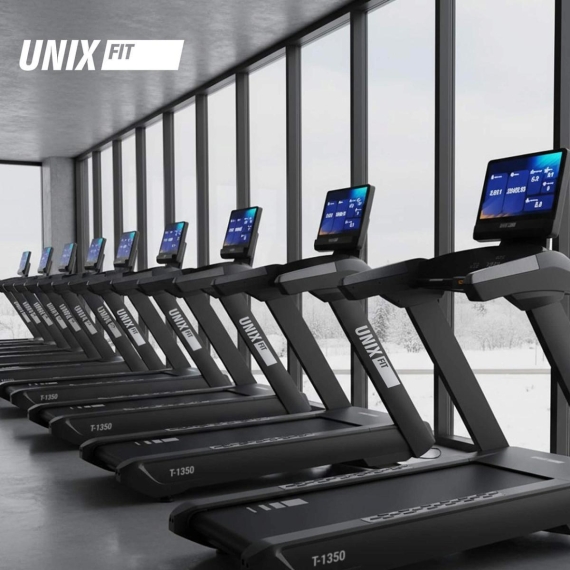 Беговая дорожка unix fit t-1350 pro (25" tft) %Future_395 (фото 10)