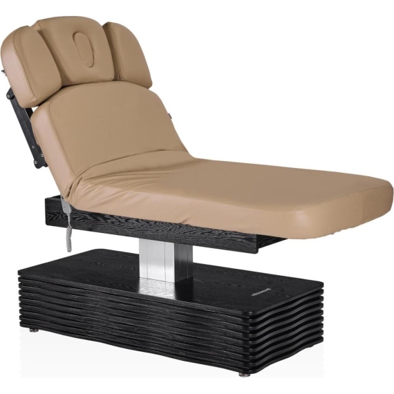 Электрический стационарный массажный стол mizomed ness-c salon-walnut с электроприводом мокко бежевый %Future_395 (фото 6)