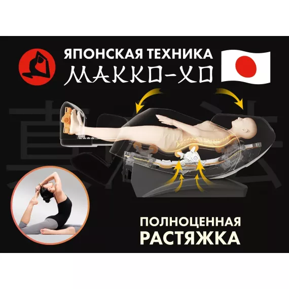 Массажное кресло fujimo 氣 flexor 4d brown %Future_395 (фото 4)