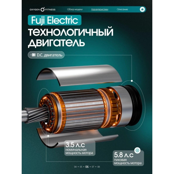 Беговая дорожка oxygen fitness copper %Future_395 (фото 4)