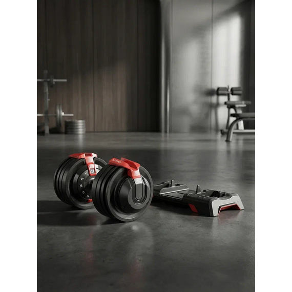 Гантель 24кг регулируемая hyfit, single, d7070 %Future_395 (фото 8)