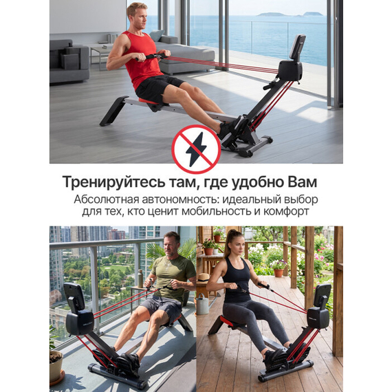 Гребной тренажер dfc bodycoach sq-rm1601 %Future_395 (фото 6)