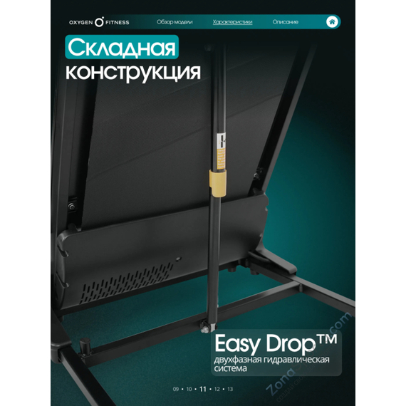 Беговая дорожка домашняя oxygen fitness boron %Future_395 (фото 5)