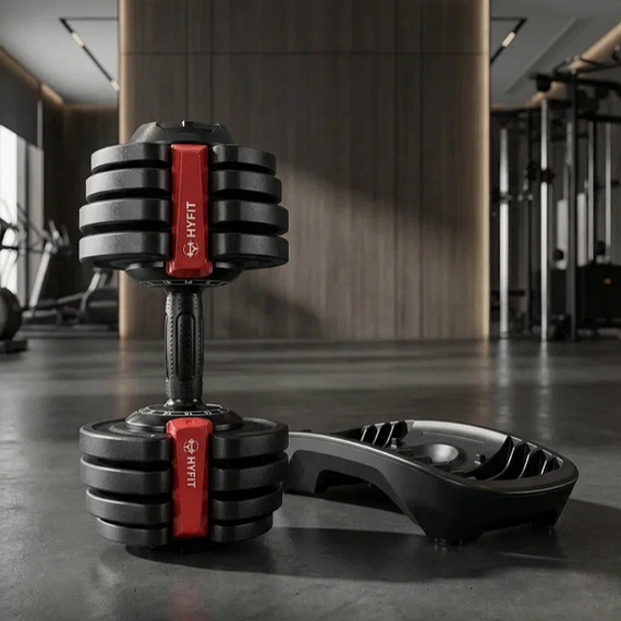 Гантель 18кг регулируемая hyfit, single, d7030 %Future_395 (фото 1)