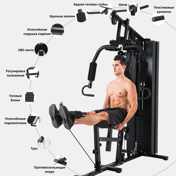 Силовой тренажер sundays fitness es-410 %Future_395 (фото 7)