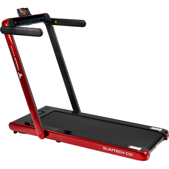 Беговая дорожка titanium masters slimtech c10, красная %Future_395 (фото 1)