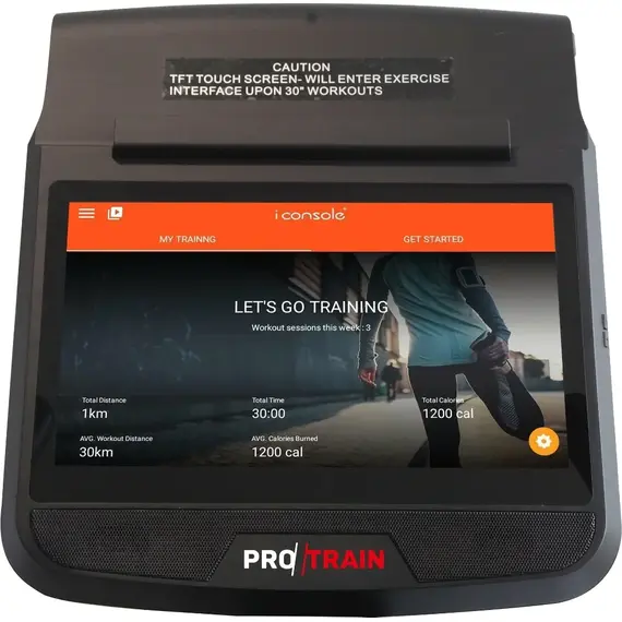 Велотренажер protrain k9003rw-tft, горизонтальный %Future_395 (фото 3)
