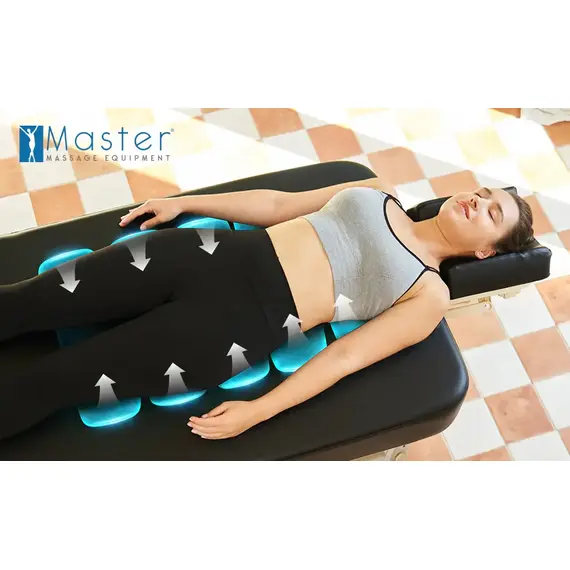 Массажный стол стационарный master airmaster airwave, с воздушным массажем, черный %Future_395 (фото 7)
