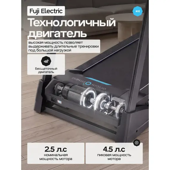 Беговая дорожка домашняя oxygen fitness holmium %Future_395 (фото 3)