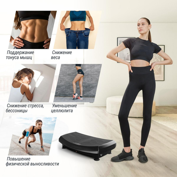 Виброплатформа unix fit усиленная / boost 4d black %Future_395 (фото 14)