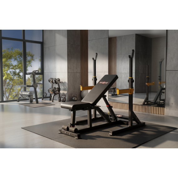 Скамья силовая и стойка для штанги victoryfit vf-t25 %Future_395 (фото 1)