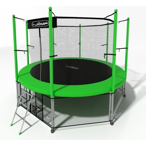 Батут i-jump classic 8ft green %Future_395 (фото 4)